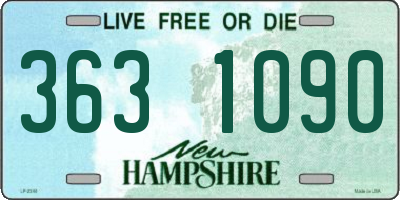 NH license plate 3631090