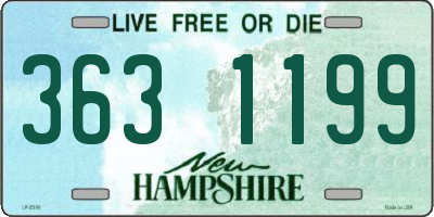 NH license plate 3631199