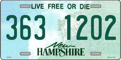 NH license plate 3631202