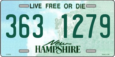 NH license plate 3631279