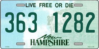 NH license plate 3631282