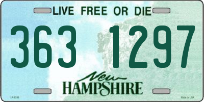 NH license plate 3631297