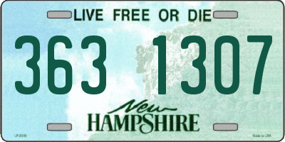 NH license plate 3631307