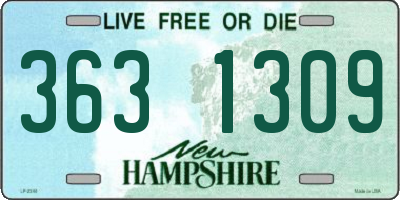 NH license plate 3631309