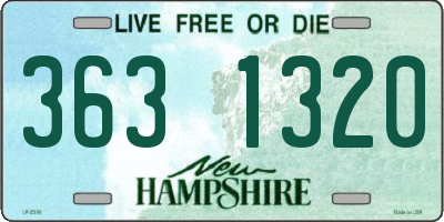 NH license plate 3631320