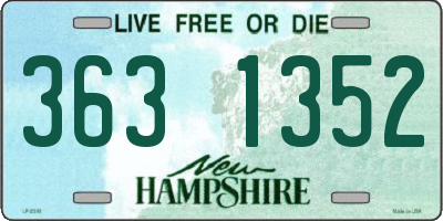 NH license plate 3631352