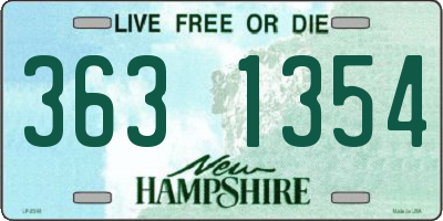 NH license plate 3631354