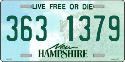 NH license plate 3631379