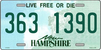 NH license plate 3631390