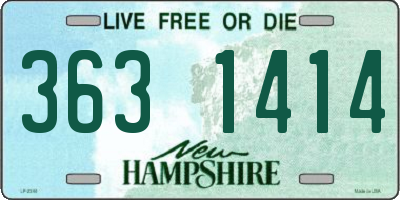 NH license plate 3631414
