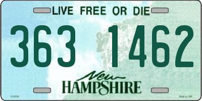 NH license plate 3631462