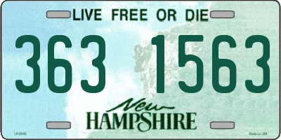 NH license plate 3631563