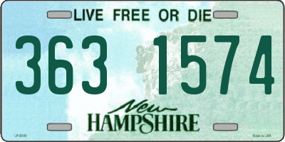 NH license plate 3631574