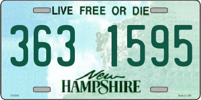 NH license plate 3631595