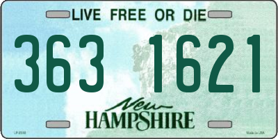 NH license plate 3631621