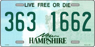 NH license plate 3631662