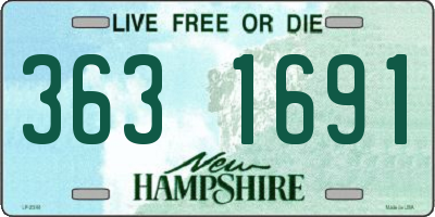 NH license plate 3631691