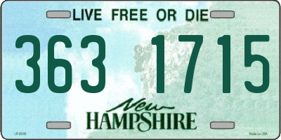 NH license plate 3631715
