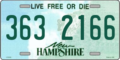 NH license plate 3632166