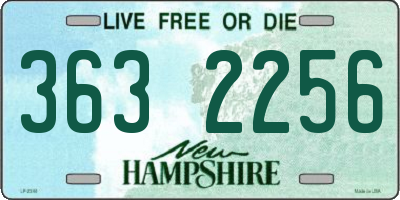 NH license plate 3632256