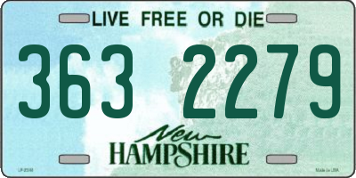 NH license plate 3632279