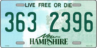 NH license plate 3632396