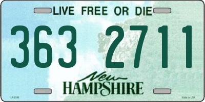 NH license plate 3632711
