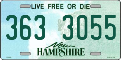 NH license plate 3633055