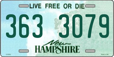 NH license plate 3633079