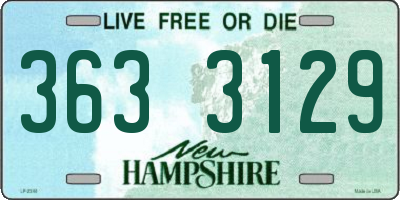 NH license plate 3633129