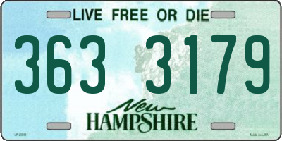 NH license plate 3633179