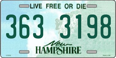 NH license plate 3633198