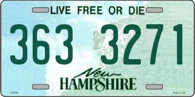 NH license plate 3633271