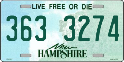 NH license plate 3633274