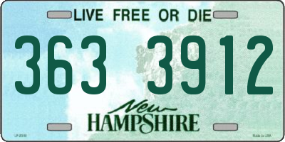 NH license plate 3633912