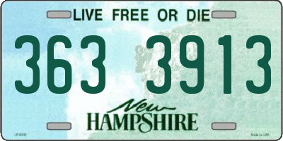 NH license plate 3633913
