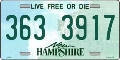 NH license plate 3633917