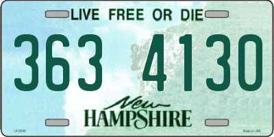NH license plate 3634130