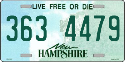 NH license plate 3634479