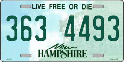 NH license plate 3634493