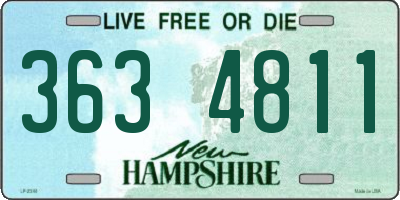 NH license plate 3634811