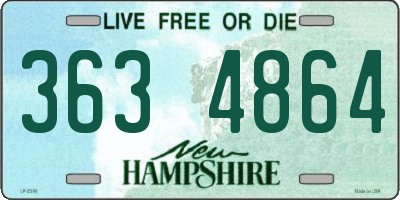 NH license plate 3634864
