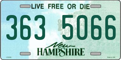 NH license plate 3635066