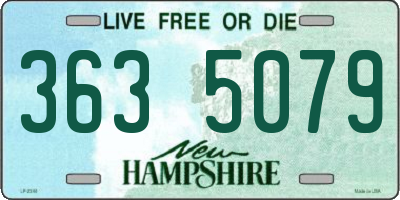 NH license plate 3635079