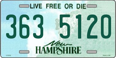 NH license plate 3635120