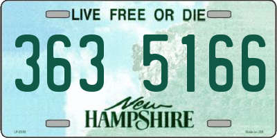 NH license plate 3635166