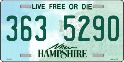 NH license plate 3635290