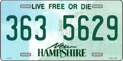NH license plate 3635629