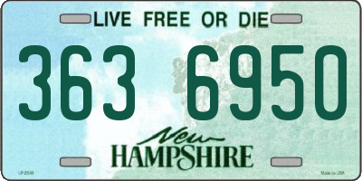 NH license plate 3636950