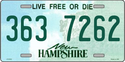 NH license plate 3637262